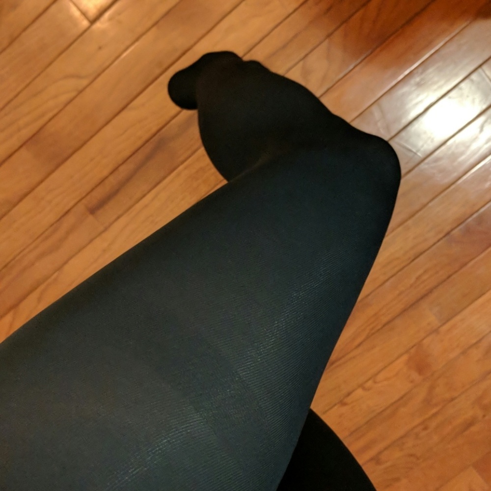 Forest green tights